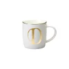 Tazze E Tazzine>Bitossi Home Mug Lettera D 8,6 O 9,2H Cm Decalcomania Oro