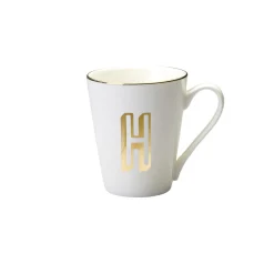 Tazze E Tazzine>Bitossi Home Mug Lettera H 10,3 O 8,7 Cm Decalcomania Oro