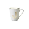 Tazze E Tazzine>Bitossi Home Mug Lettera J 10,3 O 8,7 Cm Decalcomania Oro