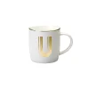 Tazze E Tazzine>Bitossi Home Mug Lettera U 8,6 O 9,2H Cm Decalcomania Oro