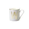 Tazze E Tazzine>Bitossi Home Mug Lettera W 9,3 O 8,6 Cm Decalcomania Oro