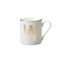 Tazze E Tazzine>Bitossi Home Mug Lettera W 9,3 O 8,6 Cm Decalcomania Oro