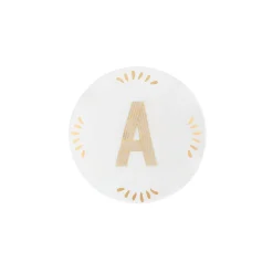Accessori>Bitossi Home Piattino Lettera A Decalcomania Oro