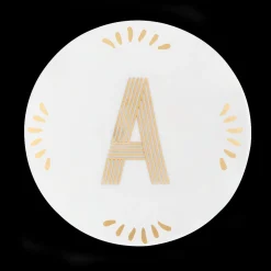 Accessori>Bitossi Home Piattino Lettera A Decalcomania Oro