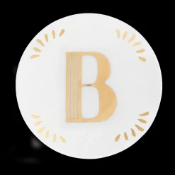 Accessori>Bitossi Home Piattino Lettera B Decalcomania Oro
