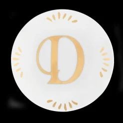 Accessori>Bitossi Home Piattino Lettera D Decalcomania Oro