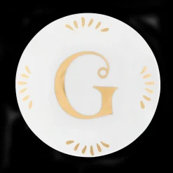 Accessori>Bitossi Home Piattino Lettera G Decalcomania Oro