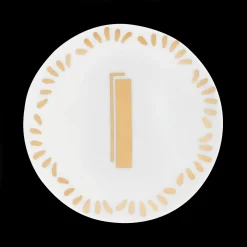 Accessori>Bitossi Home Piattino Lettera I Decalcomania Oro