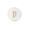 Accessori>Bitossi Home Piattino Lettera P Decalcomania Oro