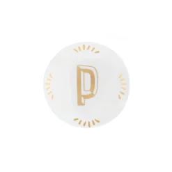 Accessori>Bitossi Home Piattino Lettera P Decalcomania Oro
