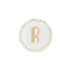 Accessori>Bitossi Home Piattino Lettera R Decalcomania Oro