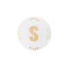 Accessori>Bitossi Home Piattino Lettera S Decalcomania Oro