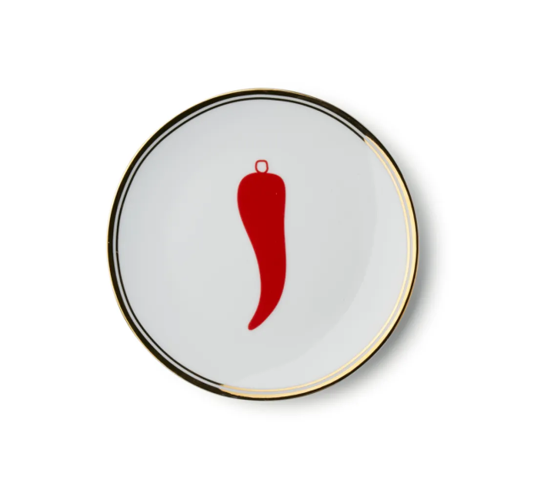 Piatti>Bitossi Home Piatto Cornetto Porta Fortuna