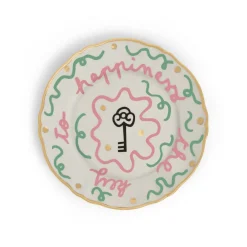 Piatti>Bitossi Home Piatto D. 16,5 Key To Hapiness