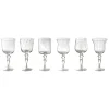 Bicchieri>Bitossi Home Set 6 Calici Forme Assortite - Texture Trasparente
