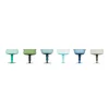 Piatti E Coppe>Bitossi Home Set 6 Coppette Forme Assortite - Texture Nuance Blu/Verde