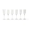 Bicchieri>Bitossi Home Set 6 Flute Forme Assortite Trasparente