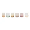 Bicchieri>Bitossi Home Set 6 Tumbler - Texture Nuance Ambra/Rosa