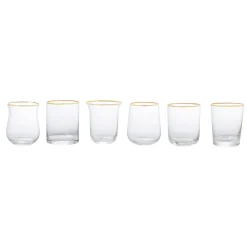 Bicchieri>Bitossi Home Set 6 Tumbler Forme Assortite Trasparente